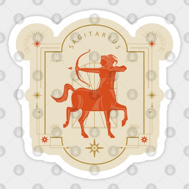 Sagittarius Sticker by Javio